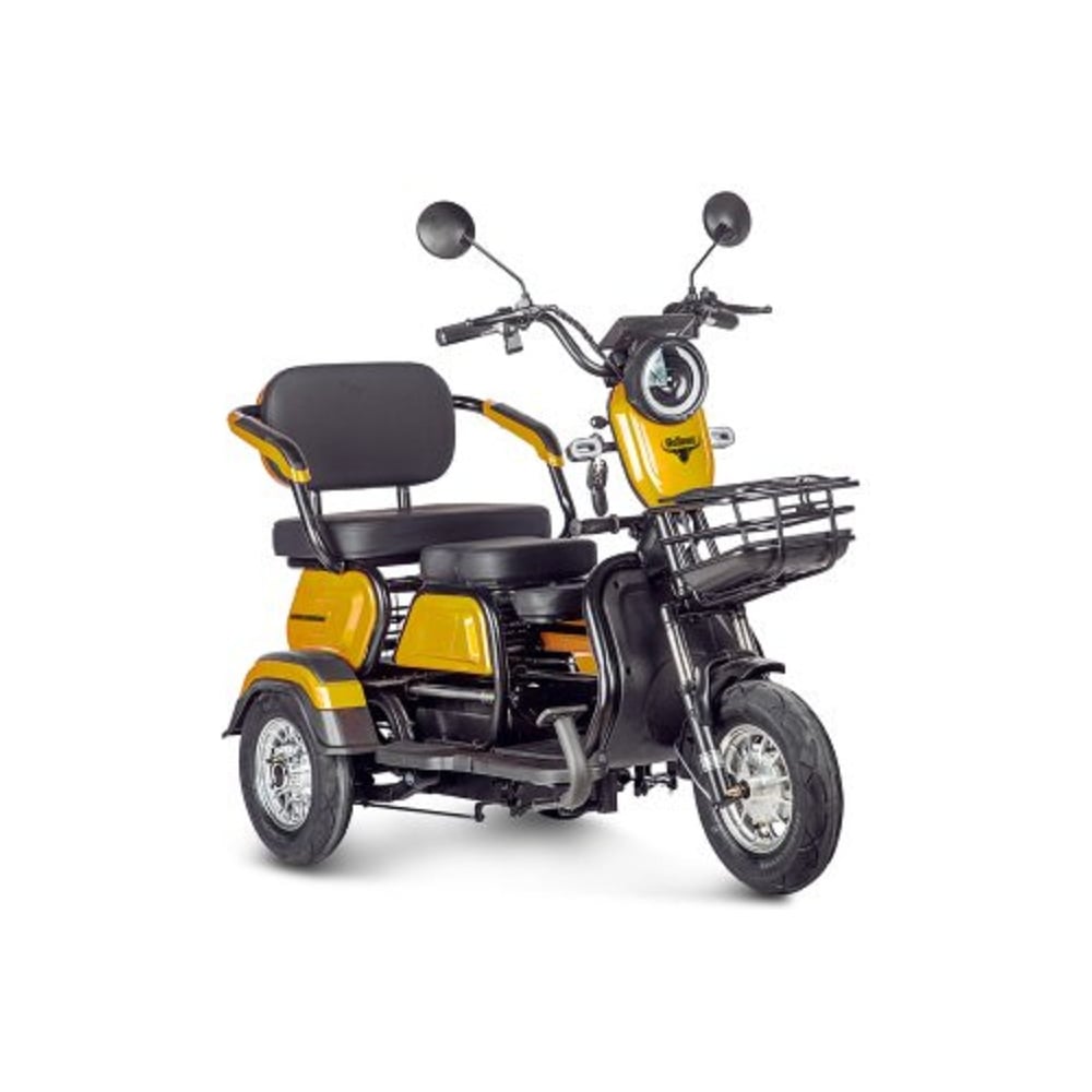 Изображение товара Трицикл Rutrike Бумеранг 600 Вт электрический пассажирский 3 места Изображение товара Трицикл Rutrike Бумеранг 600 Вт электрический пассажирский 3 места