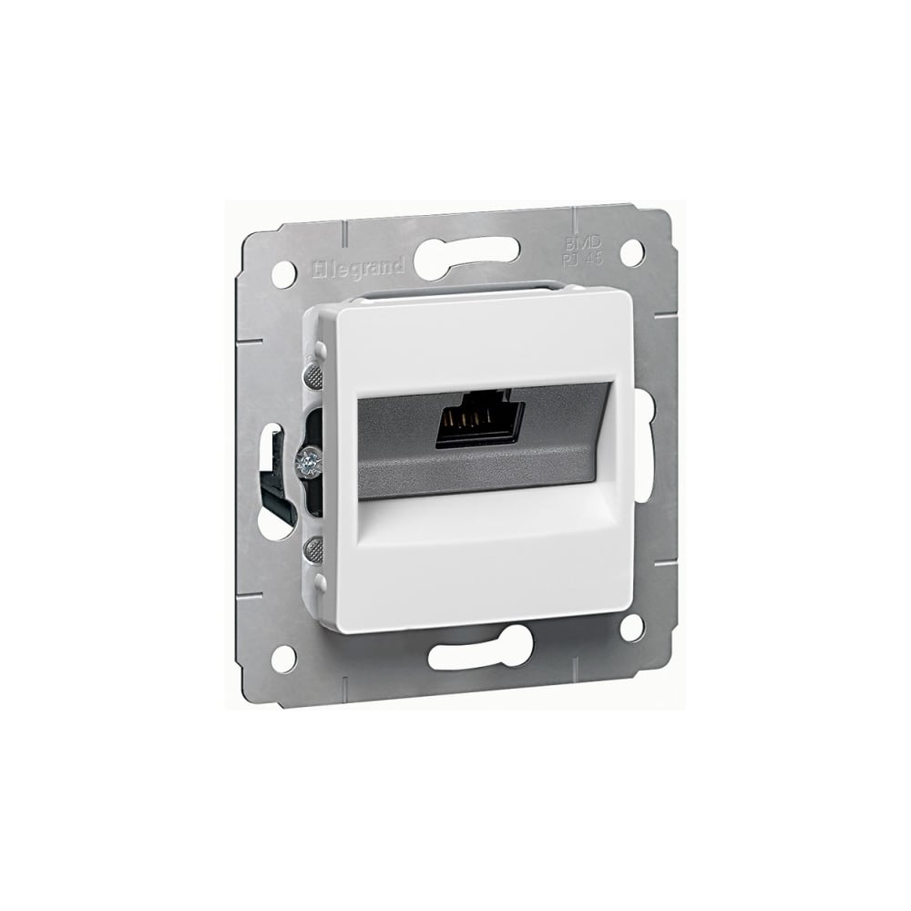 Изображение товара Информационная розетка Legrand Cariva - RJ45 - категория 6 UTP - White 773641