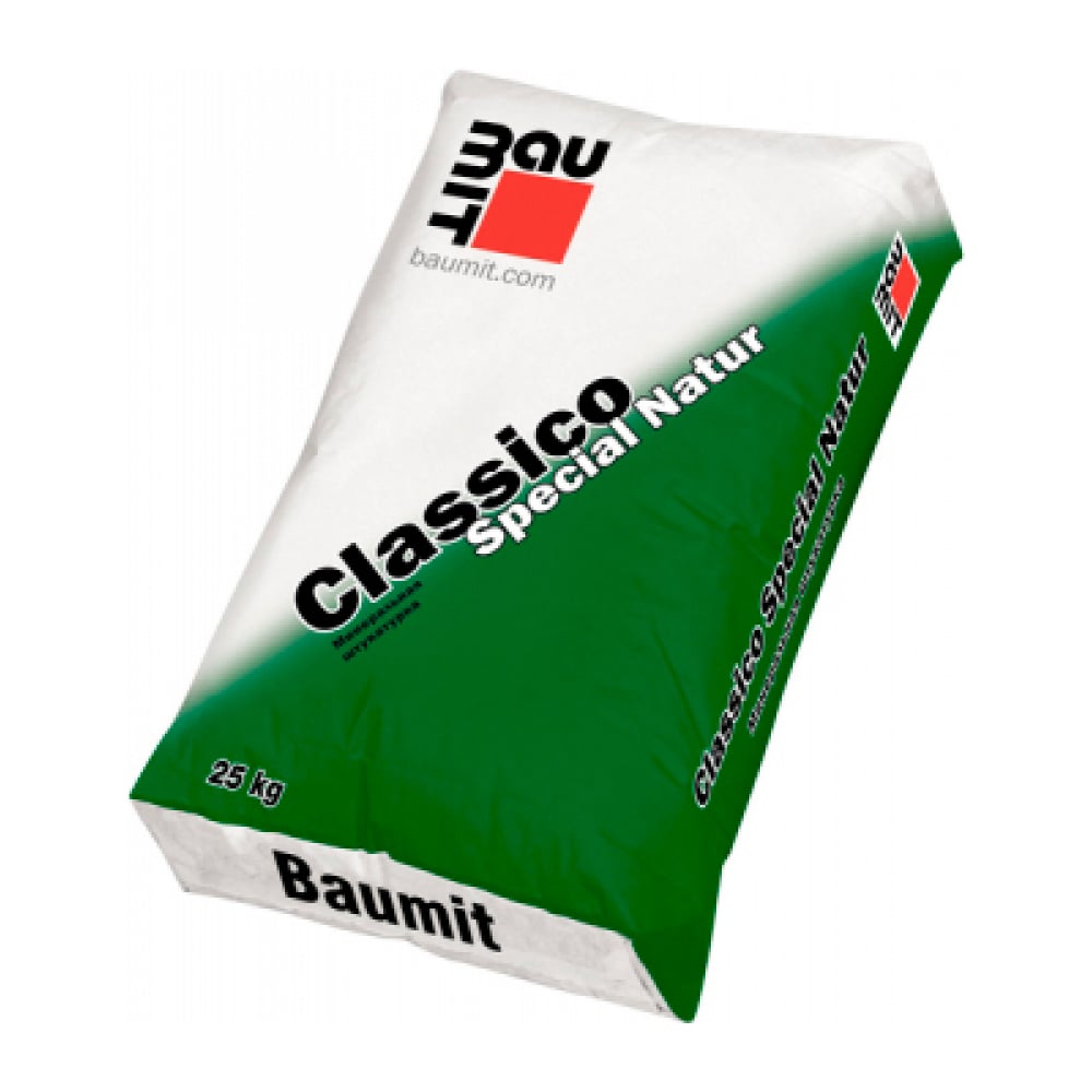 Изображение товара Минеральная декоративная штукатурка Baumit Classico Special Natur 2К 25 кг