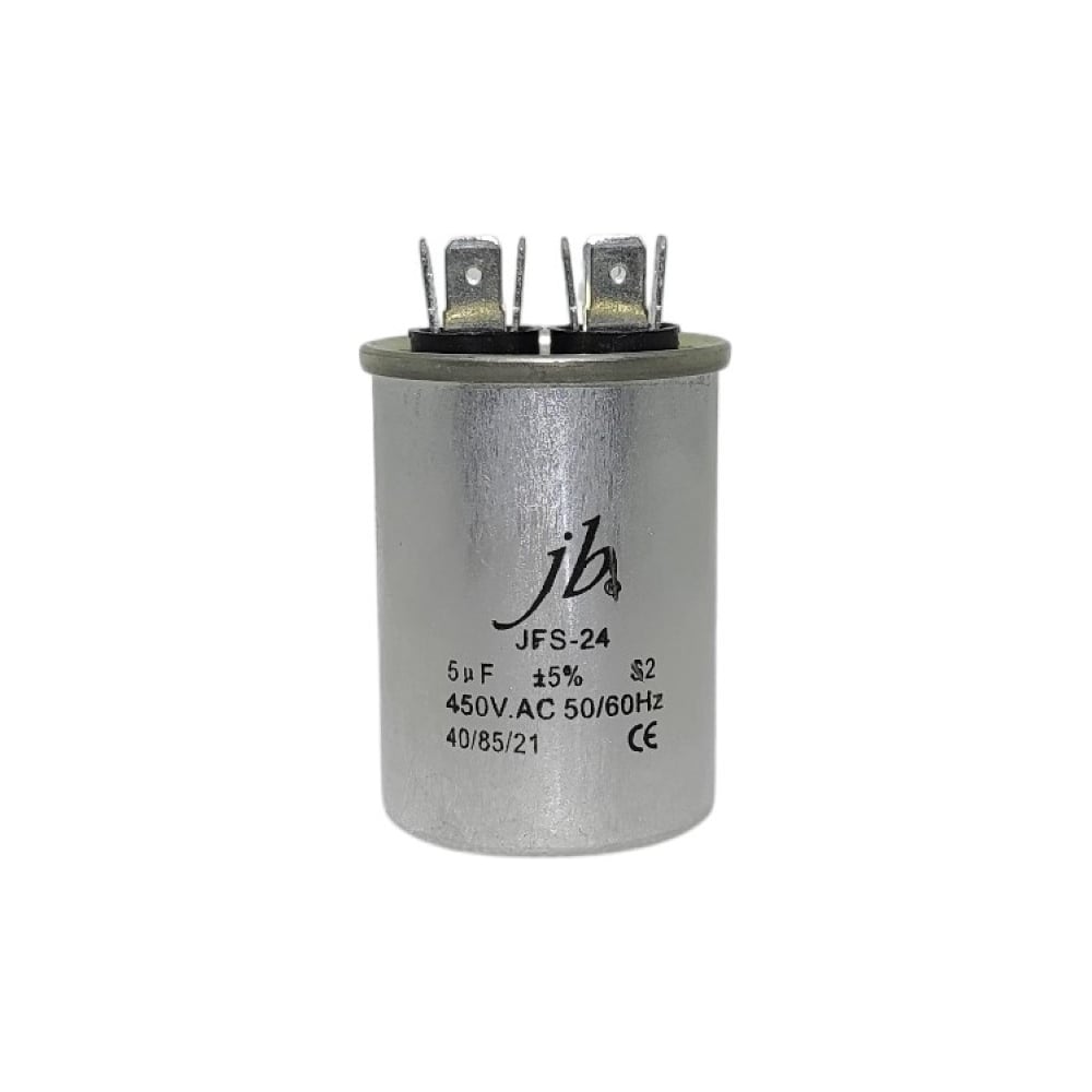 Изображение товара Пусковой конденсатор JB Capacitors JFS-24 5мкФ 450В алюминиевый корпус
