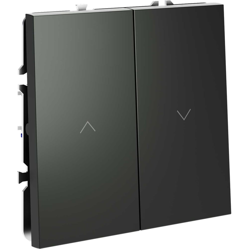 Выключатель встраиваемый Voltum S70 для жалюзи 10А, (титан) VLS020706