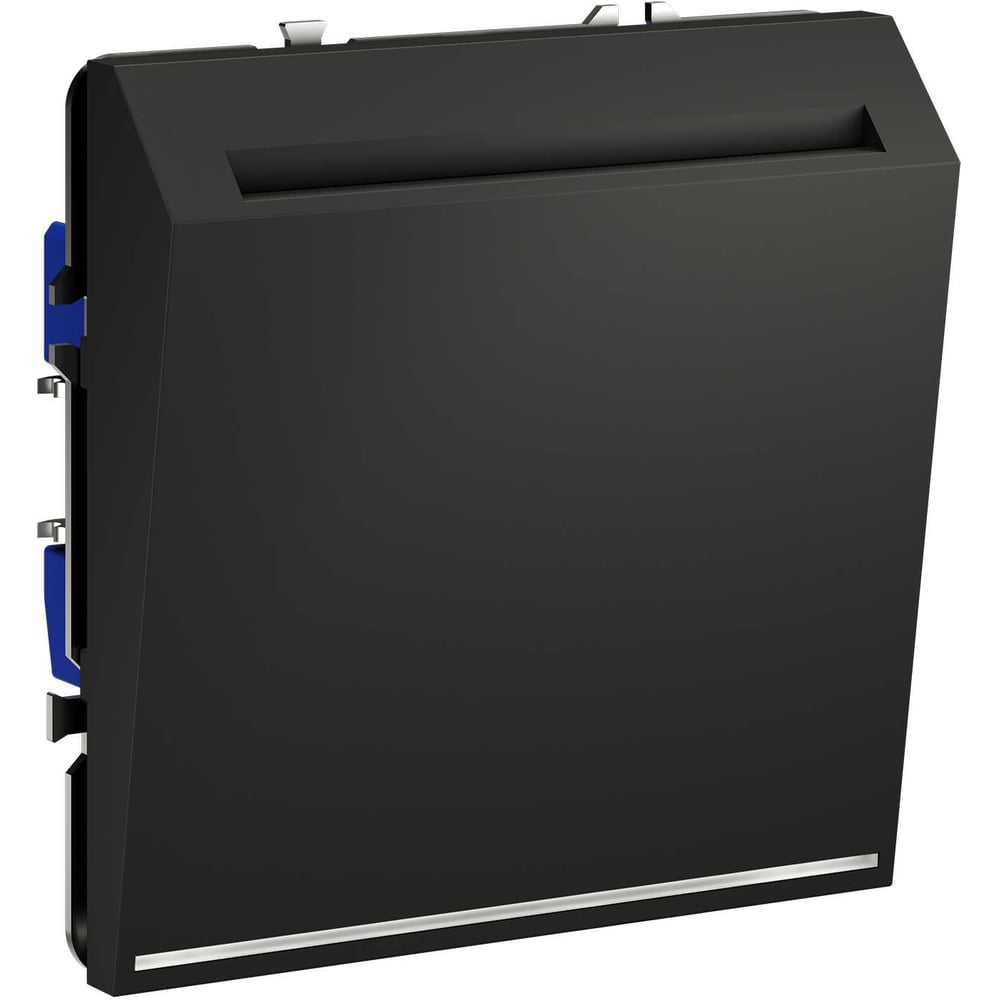 Выключатель встраиваемый Voltum S70 карточный 16А, (графит) VLS010707