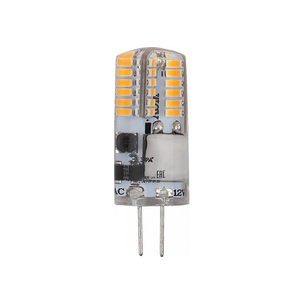 Лампы ЭРА STD LED JC-2,5W-12V-SLC-840-G4 светодиодные 2,5Вт капсула нейтральный белый свет G4 Б0057769