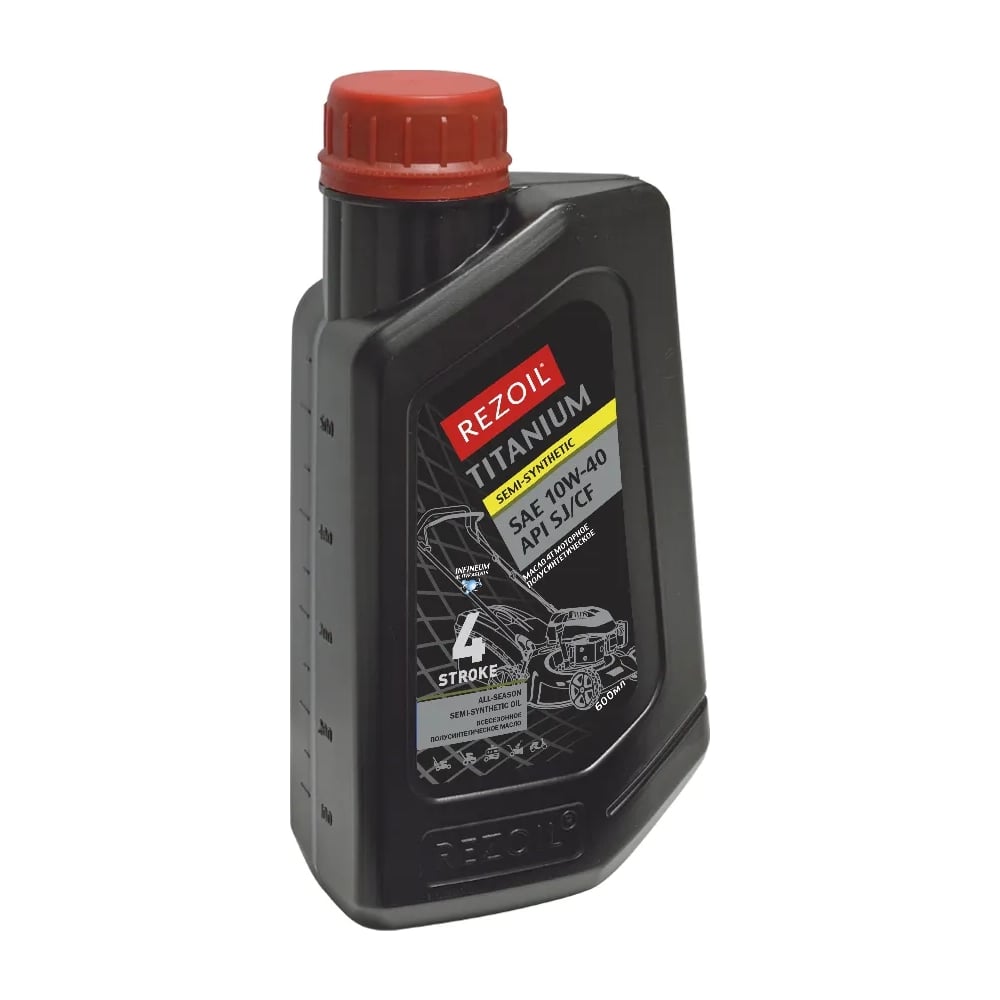 Изображение товара Масло REZOIL TITANIUM 4-т. п/синт. (до -30С) SAE 10W-40 API SJ/CF 0.6 л 03.008.00063 Изображение товара Масло REZOIL TITANIUM 4-т. п/синт. (до -30С) SAE 10W-40 API SJ/CF 0.6 л 03.008.00063