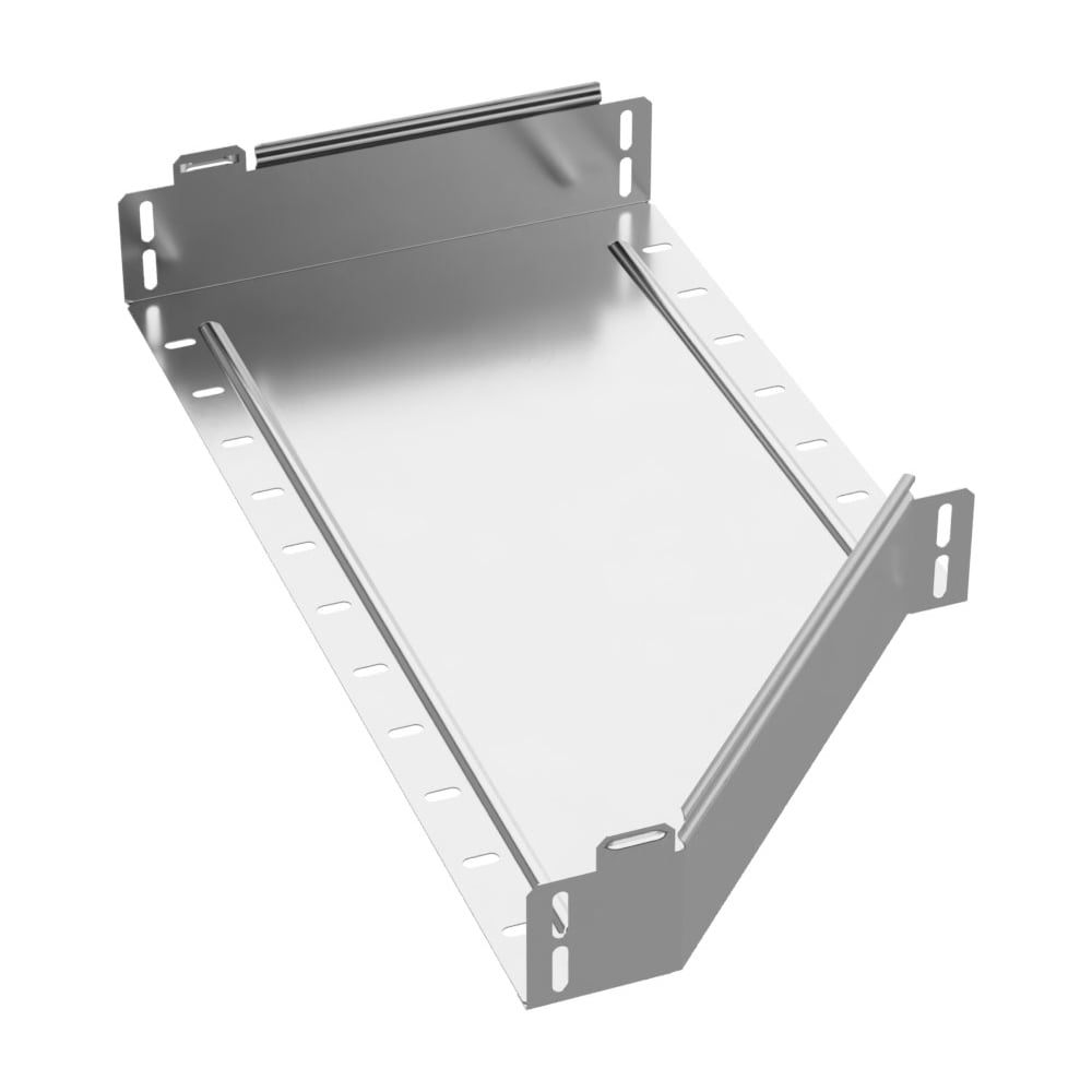 Переходник левый Промрукав Стандарт INOX (AISI 304) 600х400х80 (0,8 мм) PR16.4291