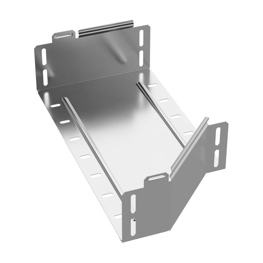 Переходник левый Промрукав Стандарт INOX (AISI 304) 400х300х100 (0,8 мм) PR16.4271