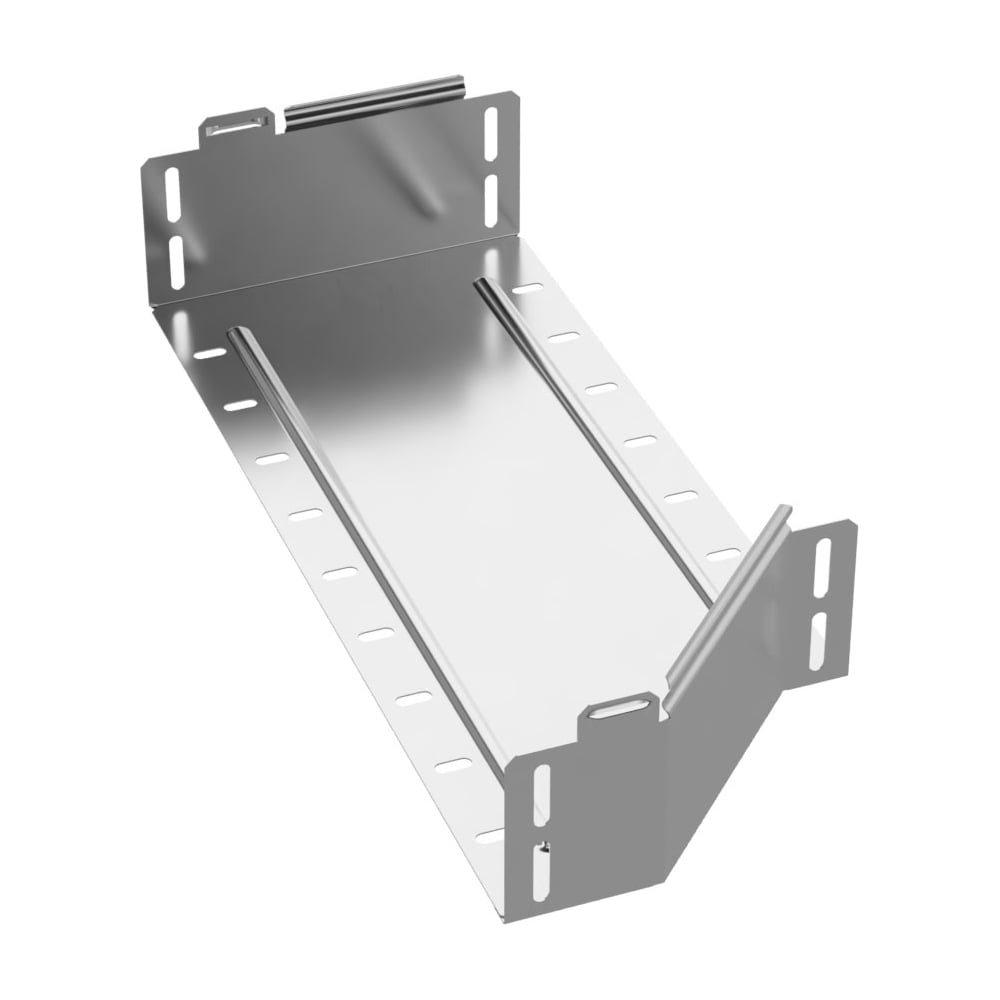 Переходник левый Промрукав Стандарт INOX (AISI 304) 500х400х100 (0,8 мм) PR16.4283
