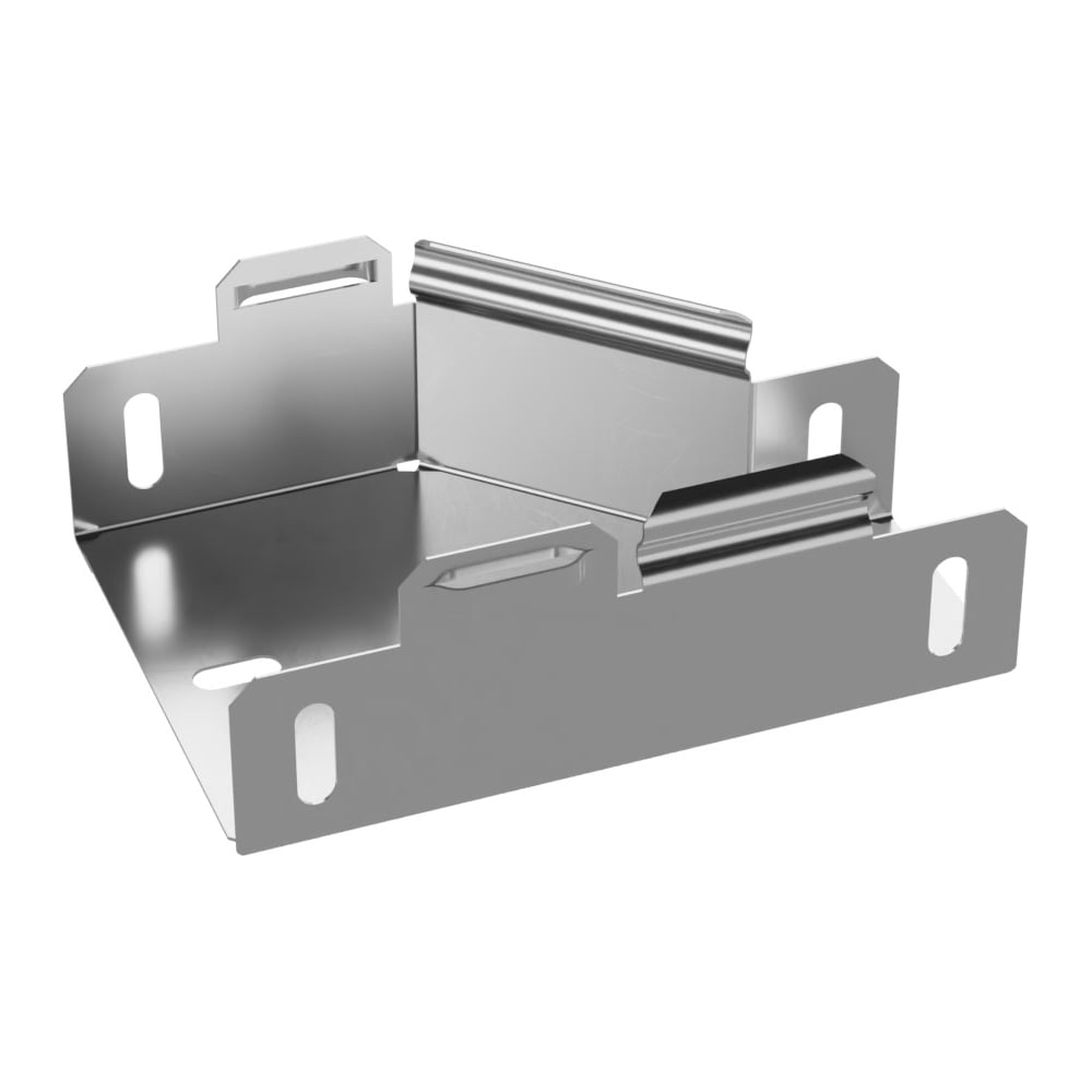 Переходник левый Промрукав Стандарт INOX (AISI 304) 100х50х50 (0,7 мм) PR16.4246