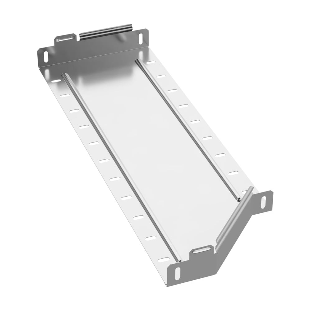 Переходник левый Промрукав Стандарт INOX (AISI 304) 600х500х50 (0,8 мм) PR16.4293