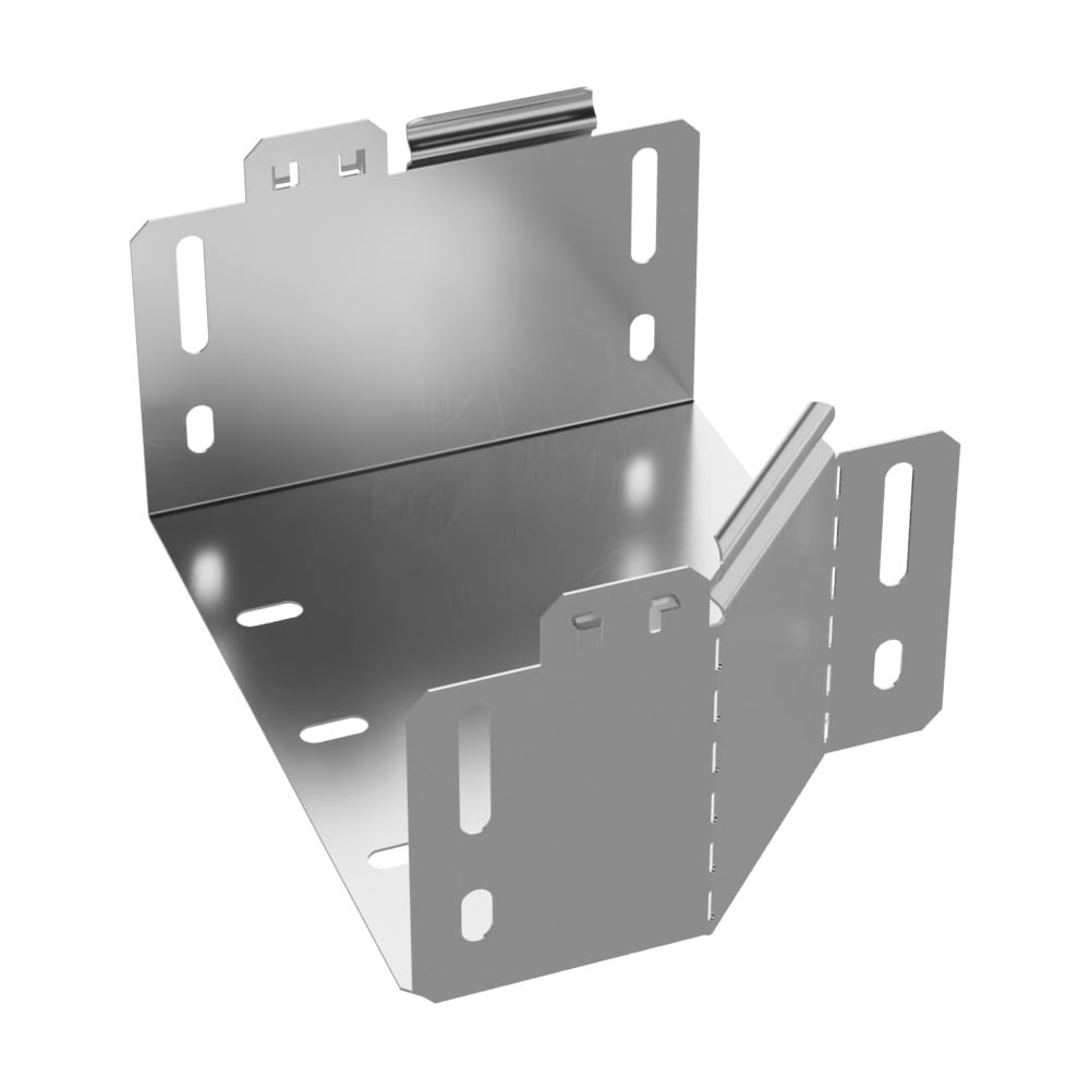 Переходник левый Промрукав Стандарт INOX (AISI 304) 200х150х100 (0,7 мм) PR16.4253