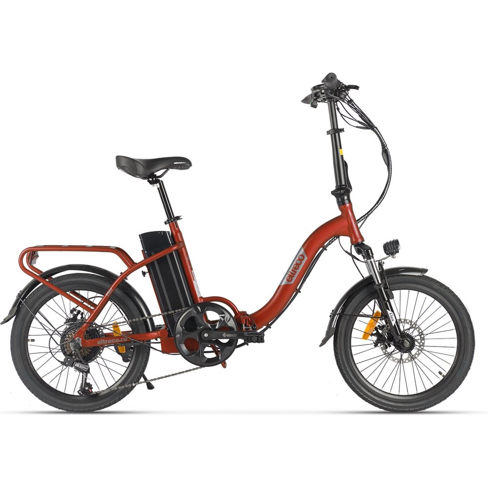 Изображение товара Электровелосипед Eltreco Flex UP 500 Вт, складной, 20 дюймов, красный