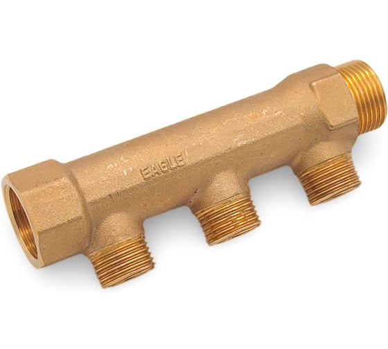 Изображение товара Коллектор со штуцером с наружной резьбой 1"-Т3-1/2" BYR PEX 2533