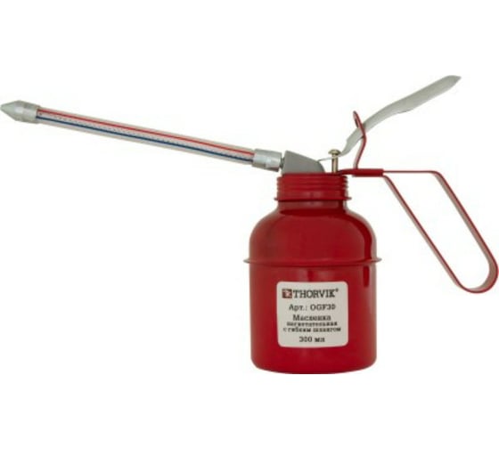 Изображение товара Масленка нагнетательная с гибким шлангом OGF30 300 мл Thorvik 53381