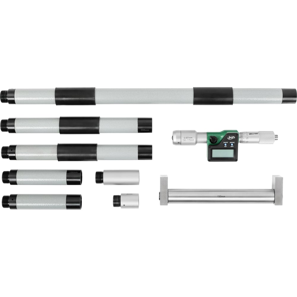Изображение товара Цифровой нутромер Micron Микром 150-1250 мм высокая точность Изображение товара Цифровой нутромер Micron Микром 150-1250 мм высокая точность