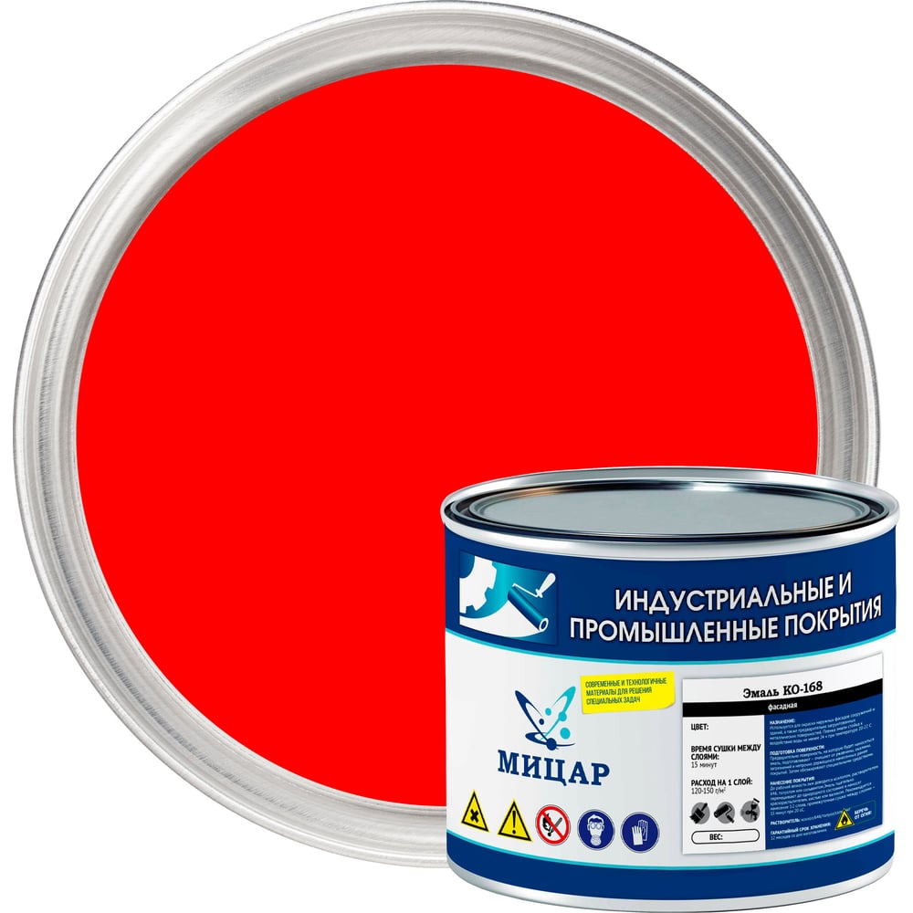 Изображение товара Эмаль Мицар ХВ-1120 /10 кг/ белый УТ000015206