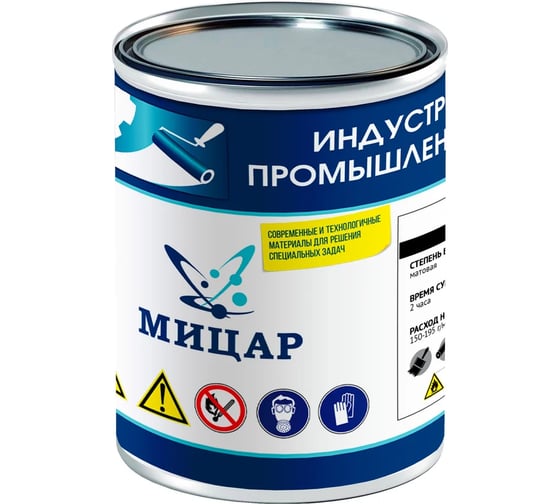 Изображение товара Эмаль Мицар ХС-510 /5 кг/ черный УТ000015371