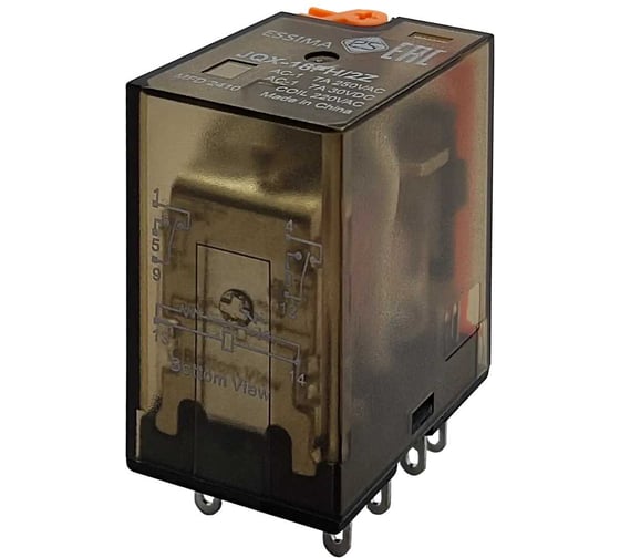 Изображение товара Реле KRAFTAIR с двумя перекидными контактами JQX-18FH/2Z 220VAC