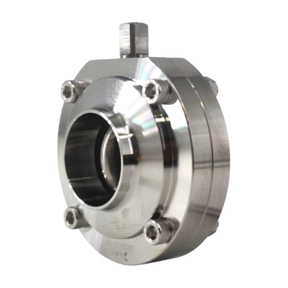 Затвор дисковый приварной NEWKEY нержавеющий, EPDM, AISI304 DN40 (1_1/2), (CF8), PN8 NK-DZwEPDM40/4