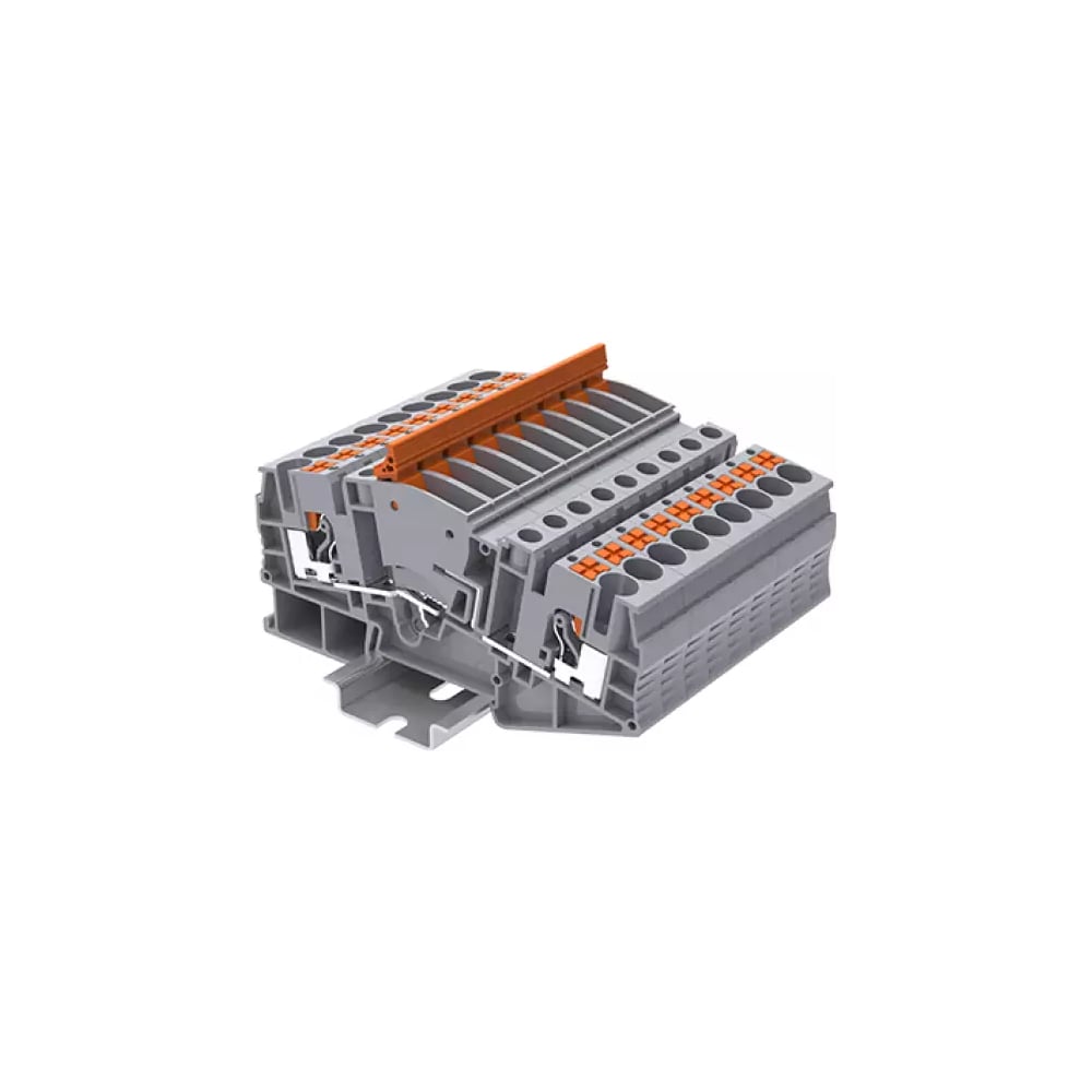 Клемма SUPU TP измерительная, Push-in, сеч.6мм2, сер.25шт TPME6-2-GY