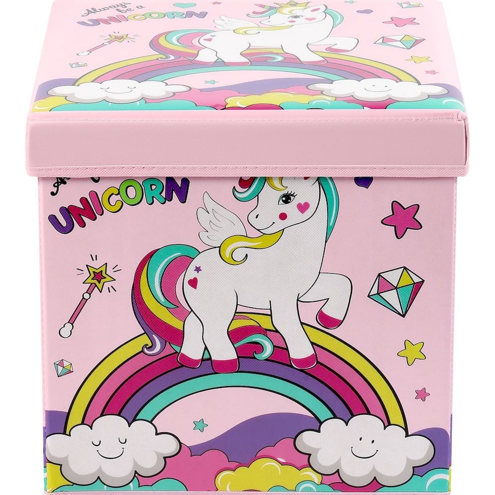 Изображение товара Коробка для хранения Unicorn HOME GS549 с крышкой и складной конструкцией Изображение товара Коробка для хранения Unicorn HOME GS549 с крышкой и складной конструкцией