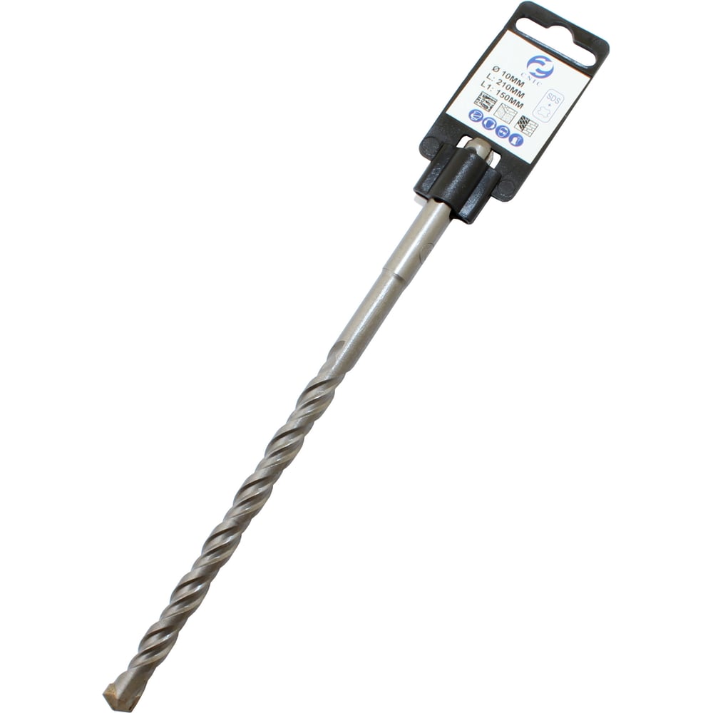 Бур CNIC d10х150х210 тв. сплав SDS-PLUS, усиленная спираль 32086