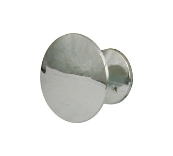 Изображение товара Мебельная ручка-кнопка SOLLER 306 С хром, d=24 мм Ж1117