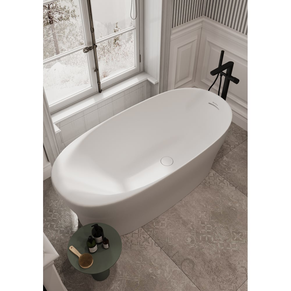 Изображение товара Ванна ALLEN BRAU 2.36003.21 KRION STONE Solid 1800х800мм без отверстия под слив-перелив, с ножками белый мат (372828) 00372828 Изображение товара Ванна ALLEN BRAU 2.36003.21 KRION STONE Solid 1800х800мм без отверстия под слив-перелив, с ножками белый мат (372828) 00372828