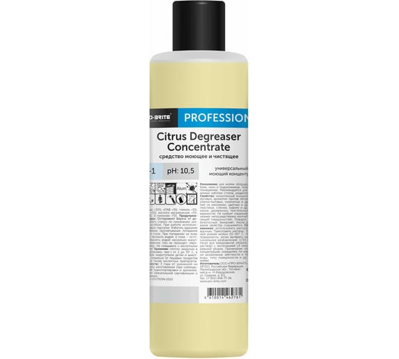 Изображение товара Средство моющее и чистящее PRO-BRITE CITRUS DEGREASER 1 л 012-1