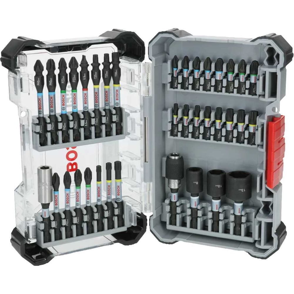 Набор бит-отверток Bosch 36 PRO Impact 36 шт. 200 x 107 мм 2608522517
