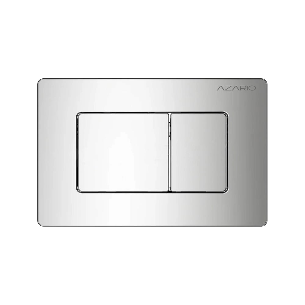 Изображение товара Клавиша смыва Azario AZ-SS-003-CH Нью-ТС из нержавеющей стали, квадратная, хром глянец, 242×165×29,8 мм, для инсталляций AZ-G12 и AZ-TS006T 00098426 Изображение товара Клавиша смыва Azario AZ-SS-003-CH Нью-ТС из нержавеющей стали, квадратная, хром глянец, 242×165×29,8 мм, для инсталляций AZ-G12 и AZ-TS006T 00098426
