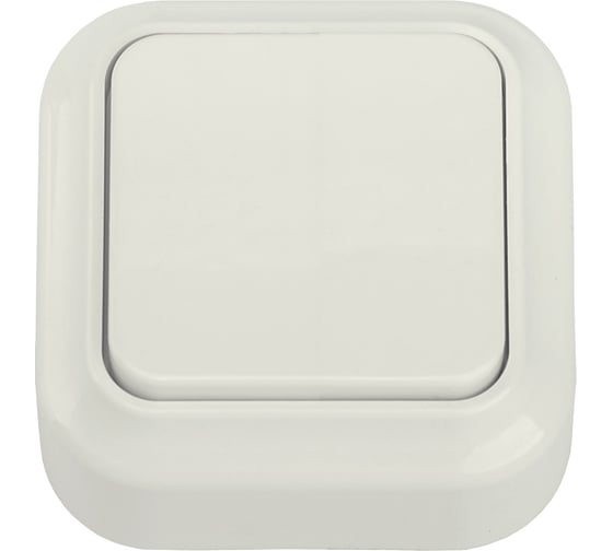 Изображение товара Выключатель Bylectrica 1-клавишная, скрытая установка 10А, серия ВАРИАНТ, А110-2101 бежевый