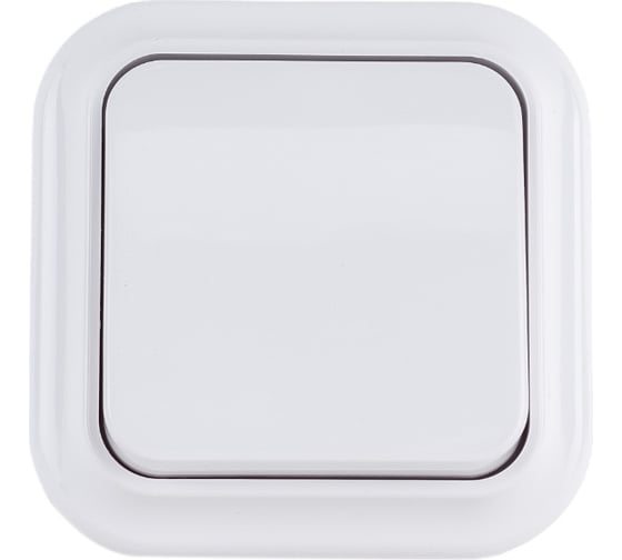 Изображение товара Выключатель Bylectrica 1-клавишная, скрытая установка 10А, серия ВАРИАНТ, белый, А110-2101