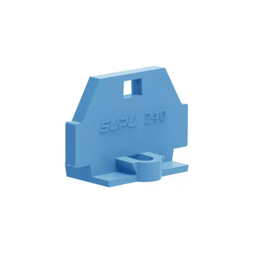 Крышка защитная SUPU TB для клемм с фиксирующим фланцем, синий, 100шт 240624