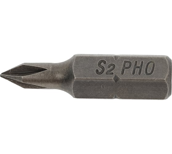 Изображение товара Бита крестовая (10 шт; РН0x25 мм; S2; хвостовик 1/4") CNIC 56666