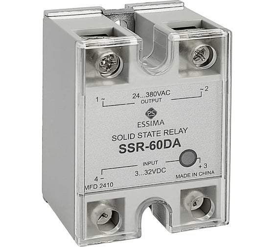 Изображение товара Твердотельное реле KRAFTAIR SSR-60DA 60А