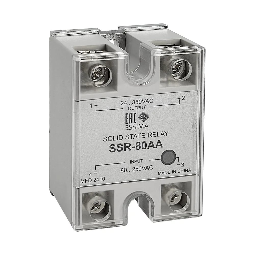Изображение товара Твердотельное реле KRAFTAIR SSR-80AA 80А для автоматизации
