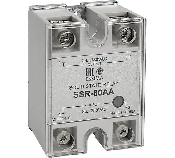 Изображение товара Твердотельное реле KRAFTAIR SSR-80AA 80А