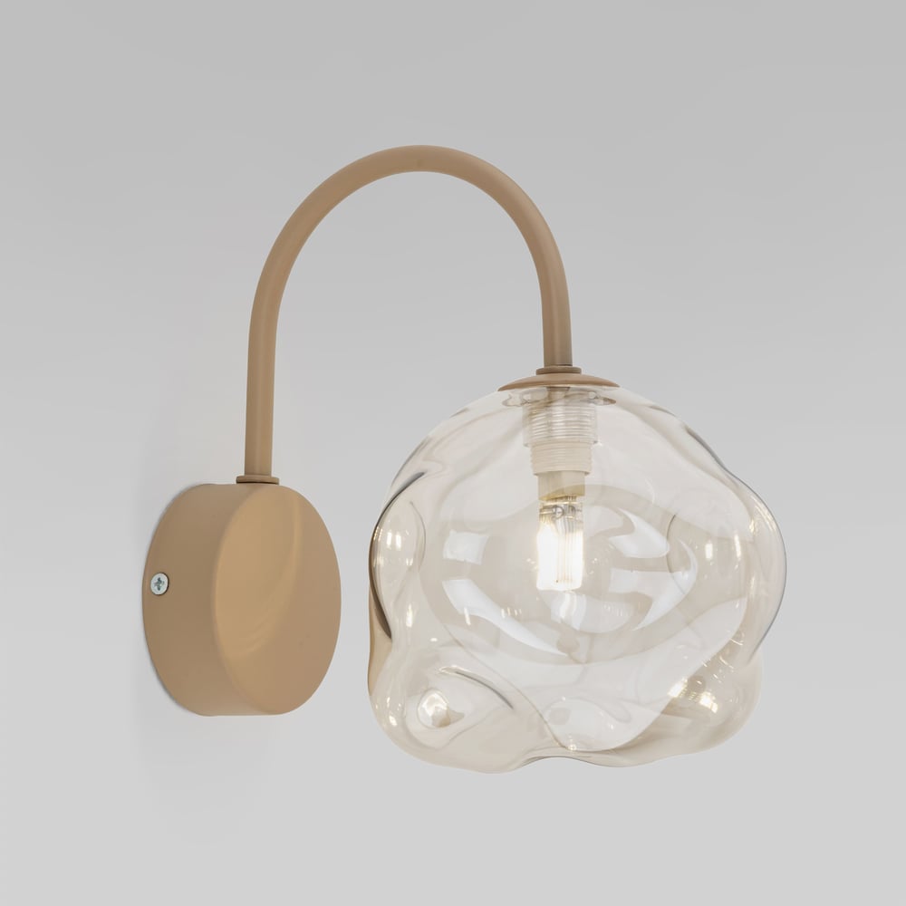 Изображение товара Настенный светильник TK Lighting G9 Lava Sabia со стеклянным плафоном 11152 песочный/бежевый a071873