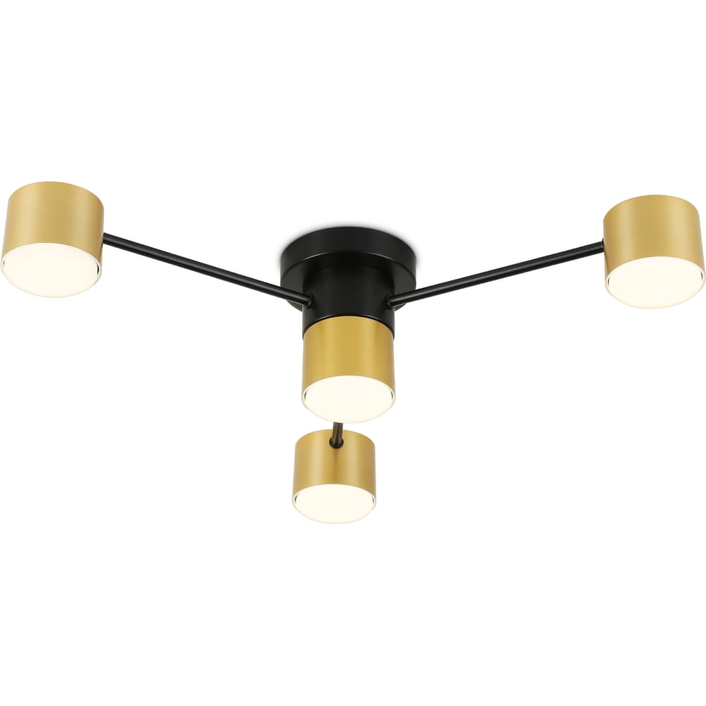 Изображение товара Потолочный светильник Ambrella Light COMFORT 4x GX53 48 Вт черный/золото