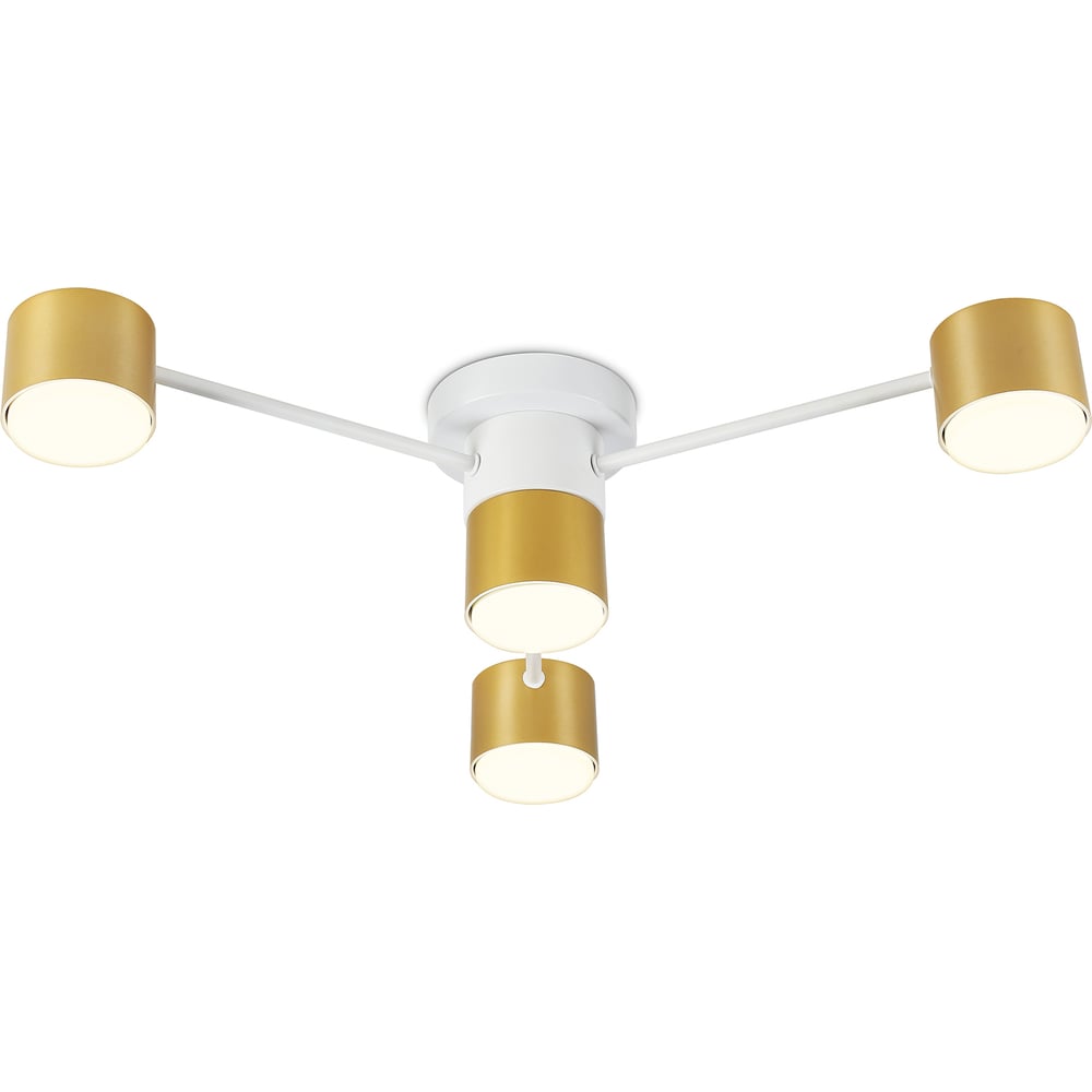 Изображение товара Светильник потолочный Ambrella Light /4 WH/GD белый/золото GX53/4 max 12 В 645х135 FL51720
