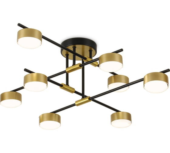 Изображение товара Светильник потолочный Ambrella Light /8 BK/GD черный/золото GX53/8 max 12 В 720х720х245 FL51752