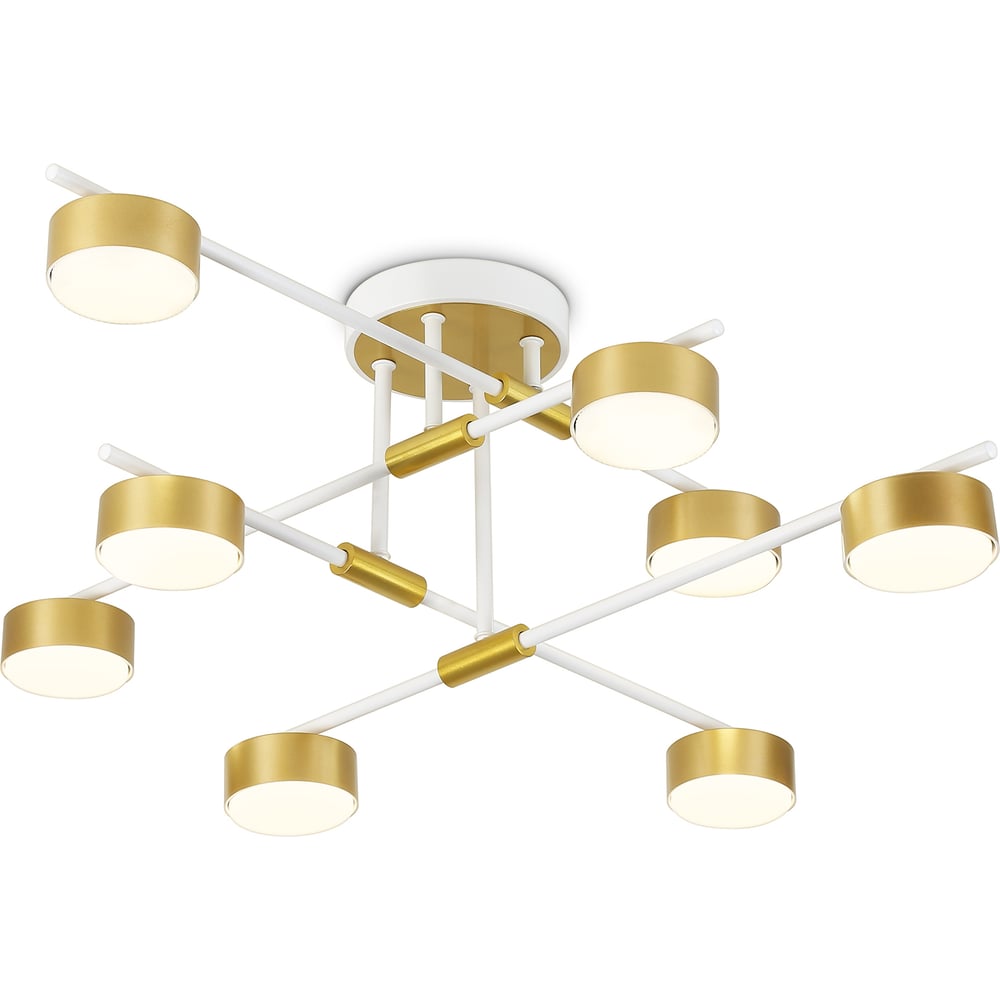 Изображение товара Потолочный светильник Ambrella Light COMFORT 8x GX53 96 Вт бело-золотой Изображение товара Потолочный светильник Ambrella Light COMFORT 8x GX53 96 Вт бело-золотой