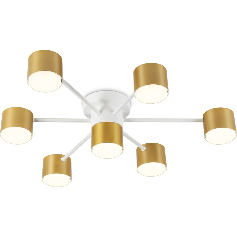 Изображение товара Светильник потолочный Ambrella Light /7 WH/GD белый/золото GX53/7 max 12 В 645х135 FL51725