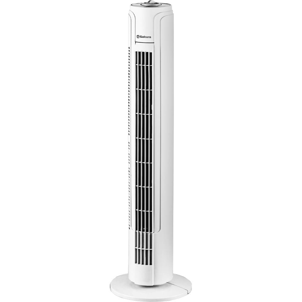 Изображение товара Напольный вентилятор SAKURA SA-19W с регулируемой скоростью и вращением