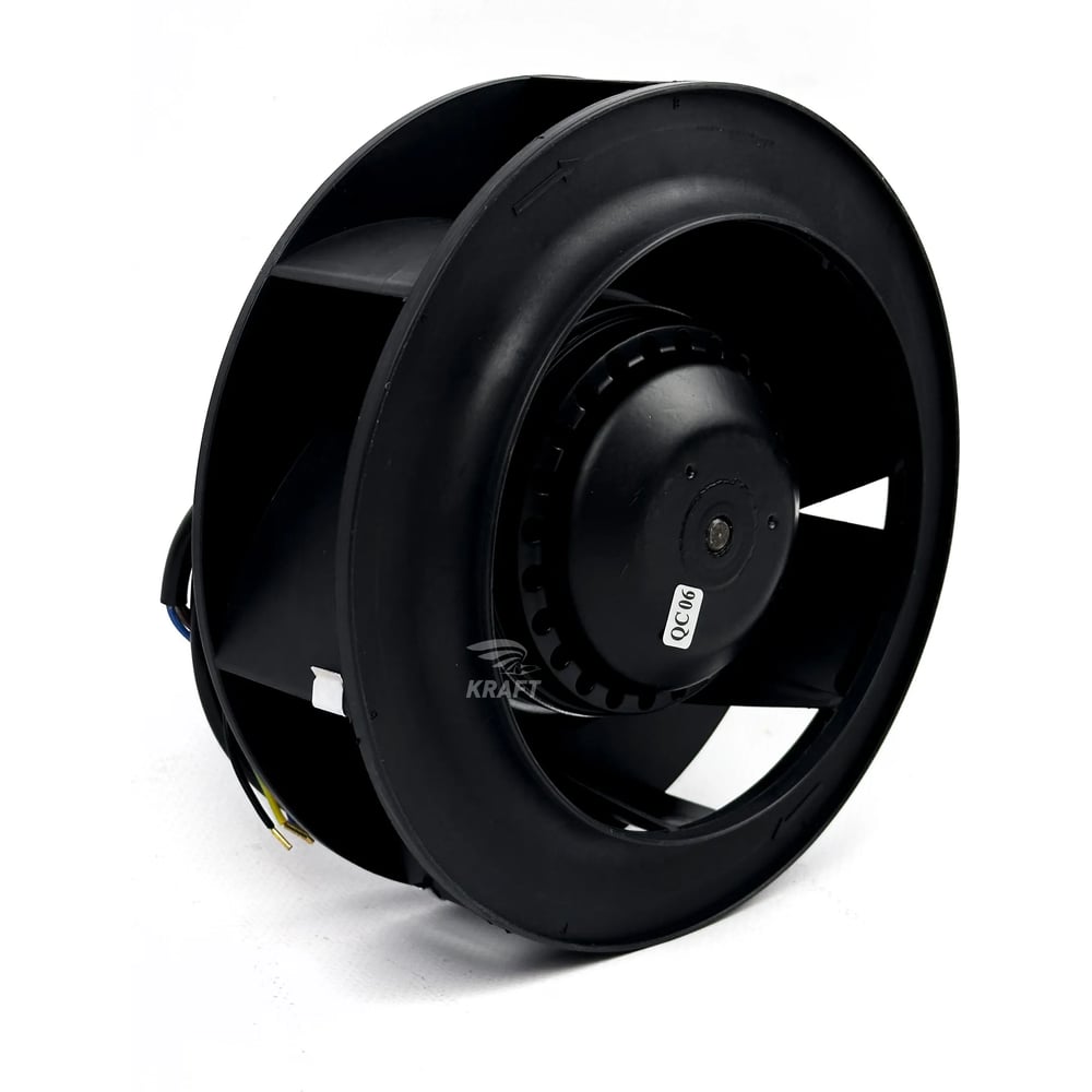 Изображение товара Вентилятор канальный KRAFTAIR YWF(K)2E192-GH-B 620 м³/ч, IP54, черный