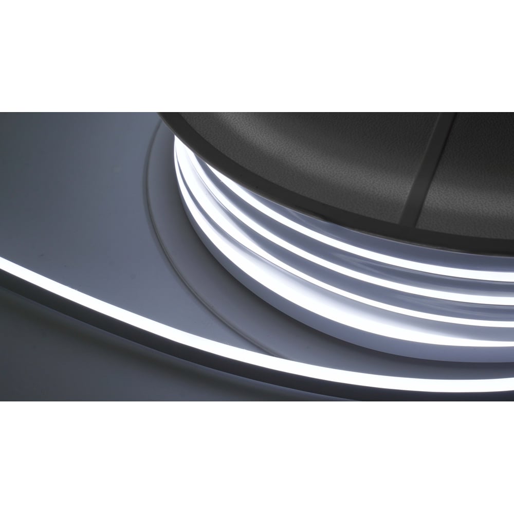 Изображение товара Неон тонкий DIAMOND LED 12V, цвет холодный белый NEON-6X12-SIL-DC12-COLD WHITE-10mm-MEN (50 п.м.)