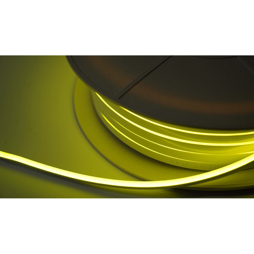 Изображение товара Неон тонкий DIAMOND LED 12V, цвет лимонно-желтый NEON-6X12-SIL-DC12-LEMON-YELLOW-10mm-MEN (50 п.м.) Изображение товара Неон тонкий DIAMOND LED 12V, цвет лимонно-желтый NEON-6X12-SIL-DC12-LEMON-YELLOW-10mm-MEN (50 п.м.)