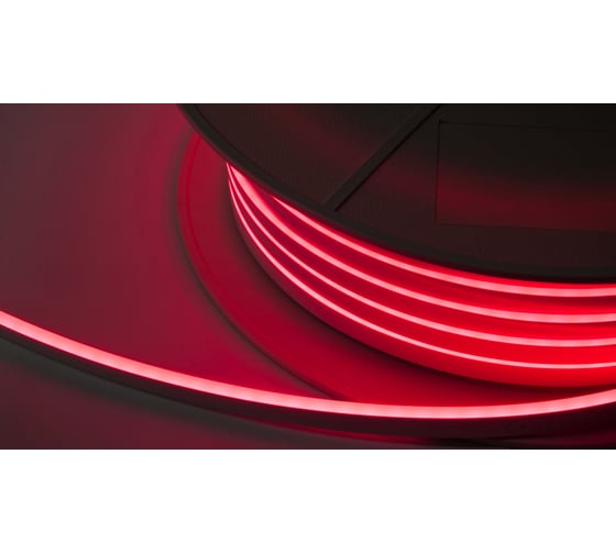 Изображение товара Неон тонкий DIAMOND LED 12V, цвет розовый NEON-6X12-SIL-DC12-PINK-10mm-MEN (50 п.м.)