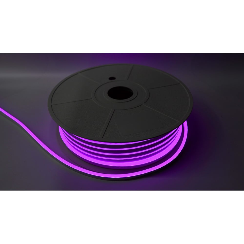 Изображение товара Неон тонкий DIAMOND LED 12V, цвет пурпурный NEON-6X12-SIL-DC12-PURPLE-10mm-MEN (50 п.м.) Изображение товара Неон тонкий DIAMOND LED 12V, цвет пурпурный NEON-6X12-SIL-DC12-PURPLE-10mm-MEN (50 п.м.)