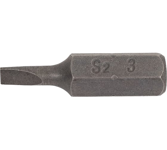 Изображение товара Бита шлицевая (10 шт; SL3x0.5x25 мм; S2; хвостовик 1/4") CNIC 56824